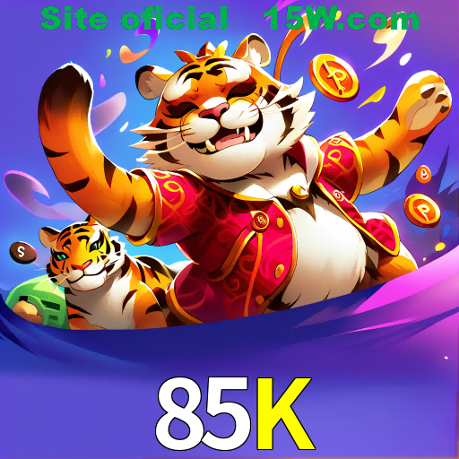 Imagem promocional da 85K mostrando a plataforma e suas vantagens